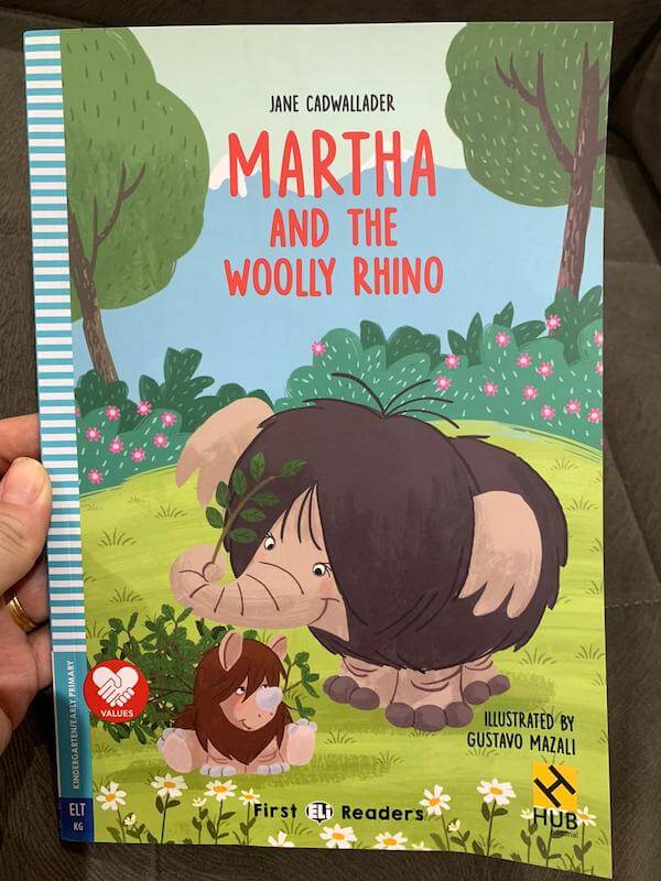 Livro infantil em ingles - Martha and the Woolly Rhino